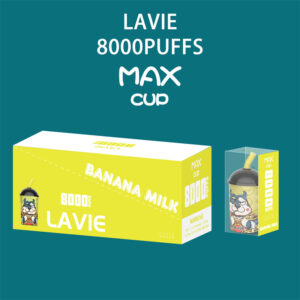 LAVIE Max Cup 8000 Puffs Disposable Vape Wholesale Banana Milk Pakage