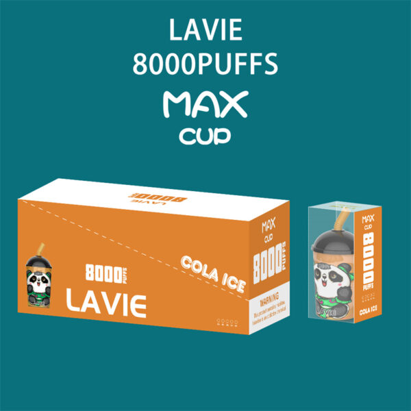 LAVIE Max Cup 8000 Puffs Disposable Vape Wholesale Cola Ice Pakage