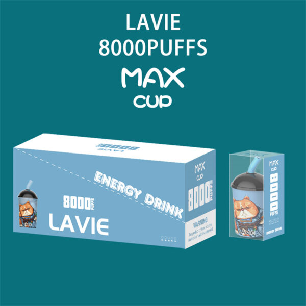 LAVIE Max Cup 8000 Puffs Disposable Vape Wholesale Energy Drink Pakage