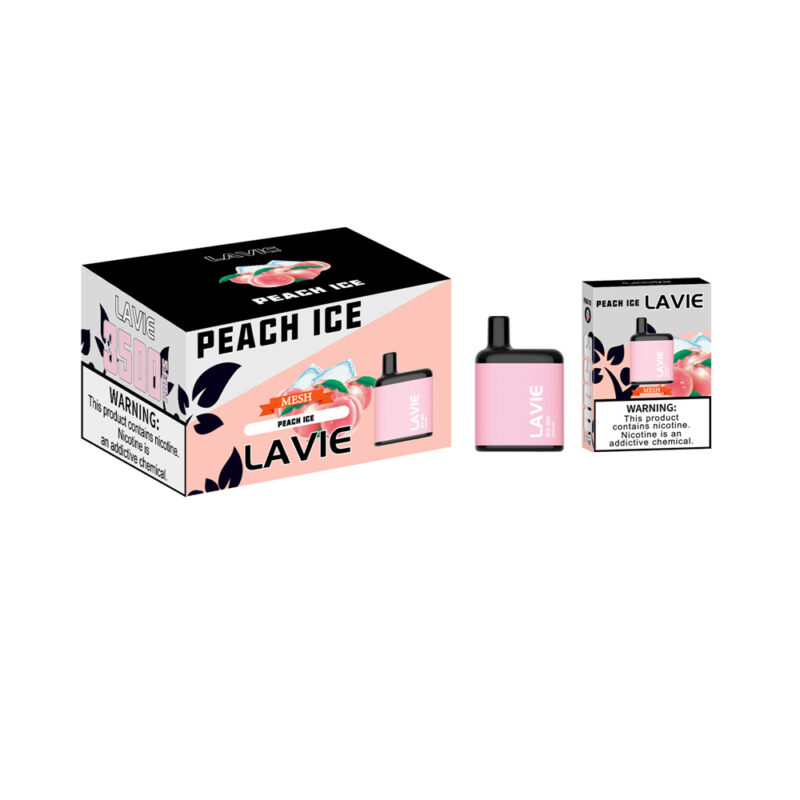 LAVIE BOX 3500 Puffs Disposable Vape Wholesale Peach Ice Flavors