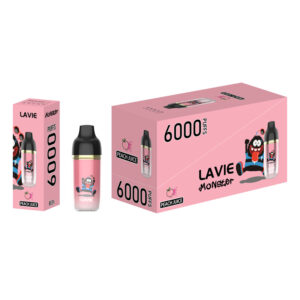 LAVIE Monster 6000 Puffs Disposable Vape Wholesale Peach Juice