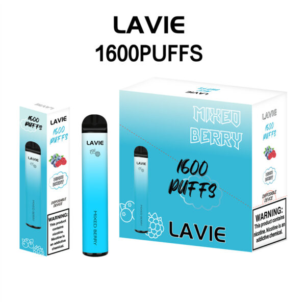 LAVIE 1600 Puffs Disposable Vape Wholesale Mixed Berry