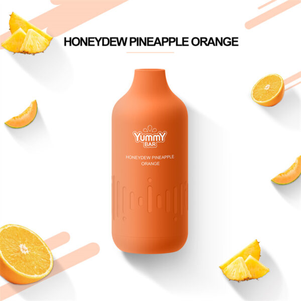 Yummy Bar SC6000 Puffs Disposable Vape Wholesale Honeydew Pineapple Orange