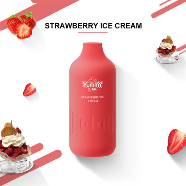 Yummy Bar SC6000 Puffs Disposable Vape Wholesale Strawberry Ice Cream