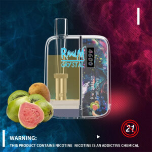 RandM Crystal 4600 Puffs Disposable Vape Pod Device Wholesale Kiwi Passion Fruit Guava
