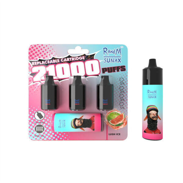 Randm Sunax 21000 Puffs Disposable Vape Wholesale Lush Ice