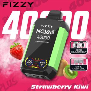Fizzy 40K puff Nova Plus Dual Mesh Disposable Vape Whosesale strawberry kiwi