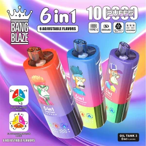 Bang Blaze 100K Puffs 6in1 disposable vape