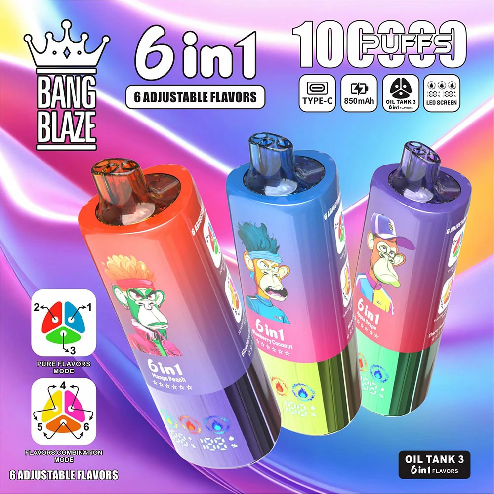 Bang Blaze 100K Puffs 6in1 disposable vape Bang Blaze 100K Puffs 6in1 disposable vape
