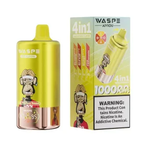 Waspe 4in1 100K Puffs 4 flavors Disposable Vape Wholesale Strawberry Banana Strawberry Red bull Strawberry Mango Pink Lemonade