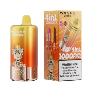 Waspe 4in1 100K Puffs 4 flavors Disposable Vape Wholesale Strawberry Red bull Strawberry Watermelon Bubblegum Red Bull Ice Cherry Cola Ice