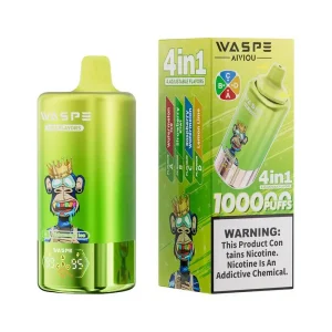 Waspe 4in1 100K Puffs 4 flavors Disposable Vape Wholesale Watermelon Ice Strawberry Kiwi Raspberry Watermelon Lemon Lime